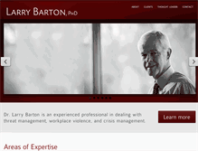 Tablet Screenshot of larrybarton.com